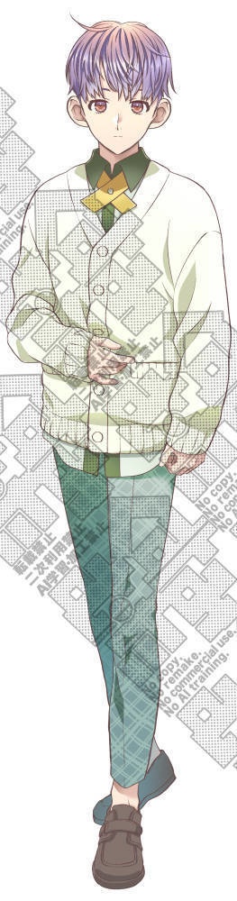 立ち絵素材_学生F