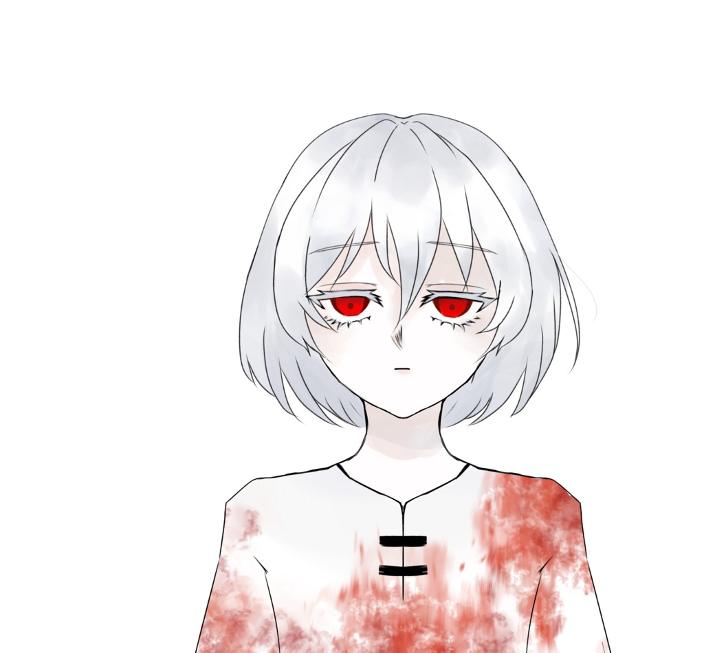アルビノ少女/「毒入りスープ」などでお使いください