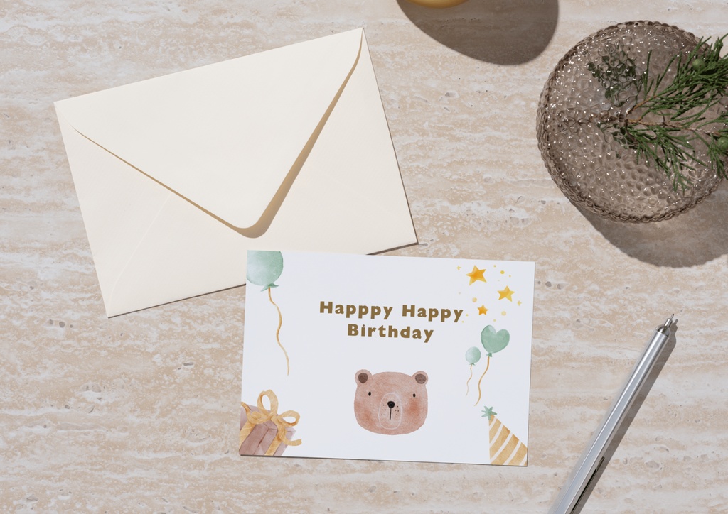 男の子向けバースデイカードセット