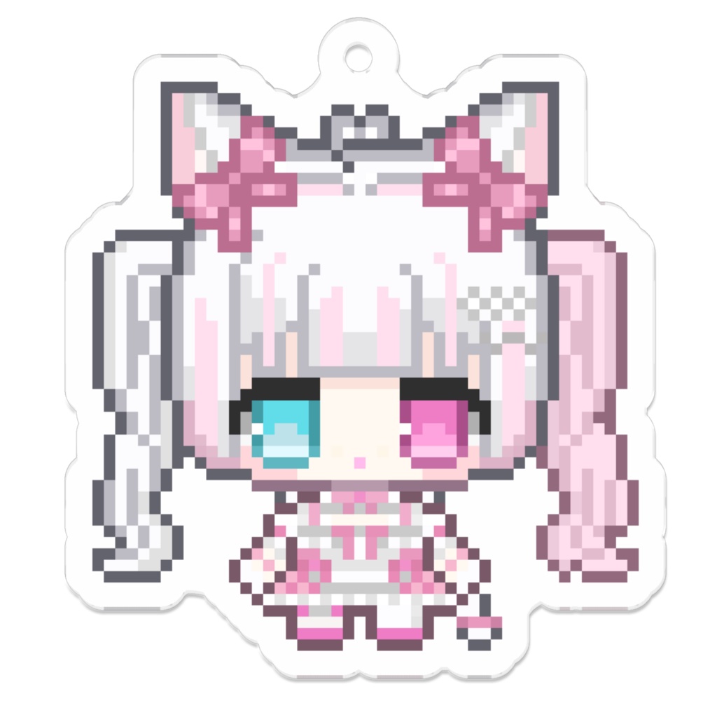 アクリルキーホルダー　ドットちも