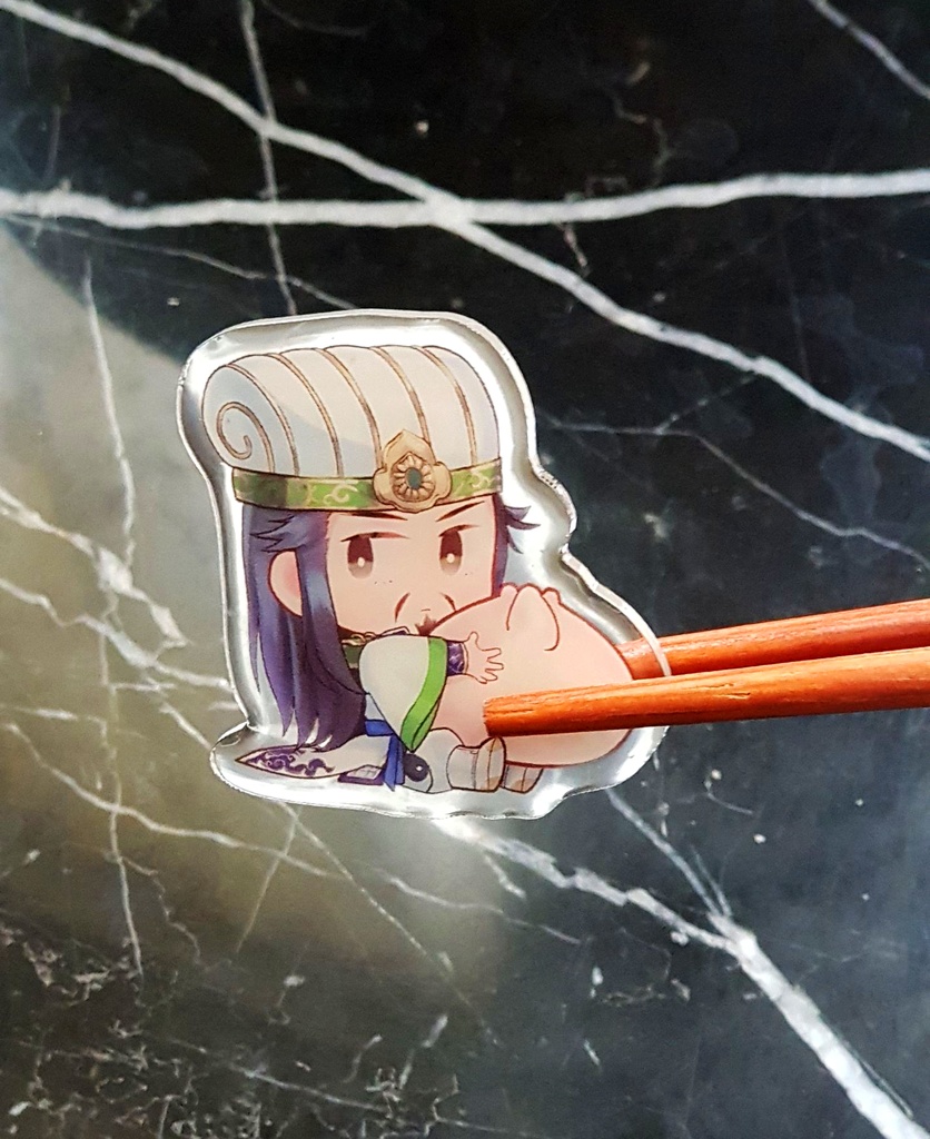 【真三國無双】肉包軍師壓克力別針