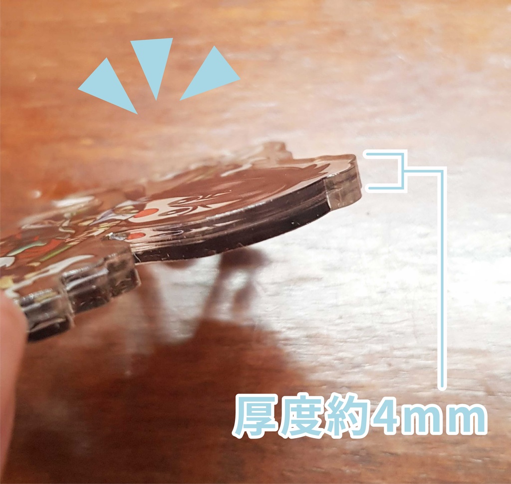 【真三國無双】三槍壓克力飯友(厚アクリル)