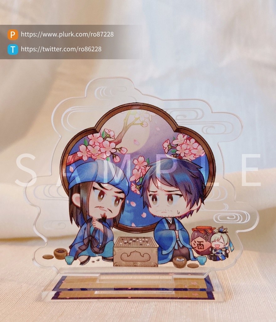 【真三國無双】賈詡&荀攸 平服下棋立牌(量少)