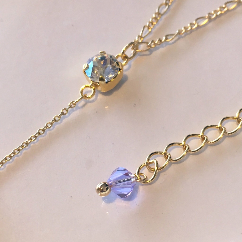 【真・三國無双】内に青を秘めたる花ネックレス