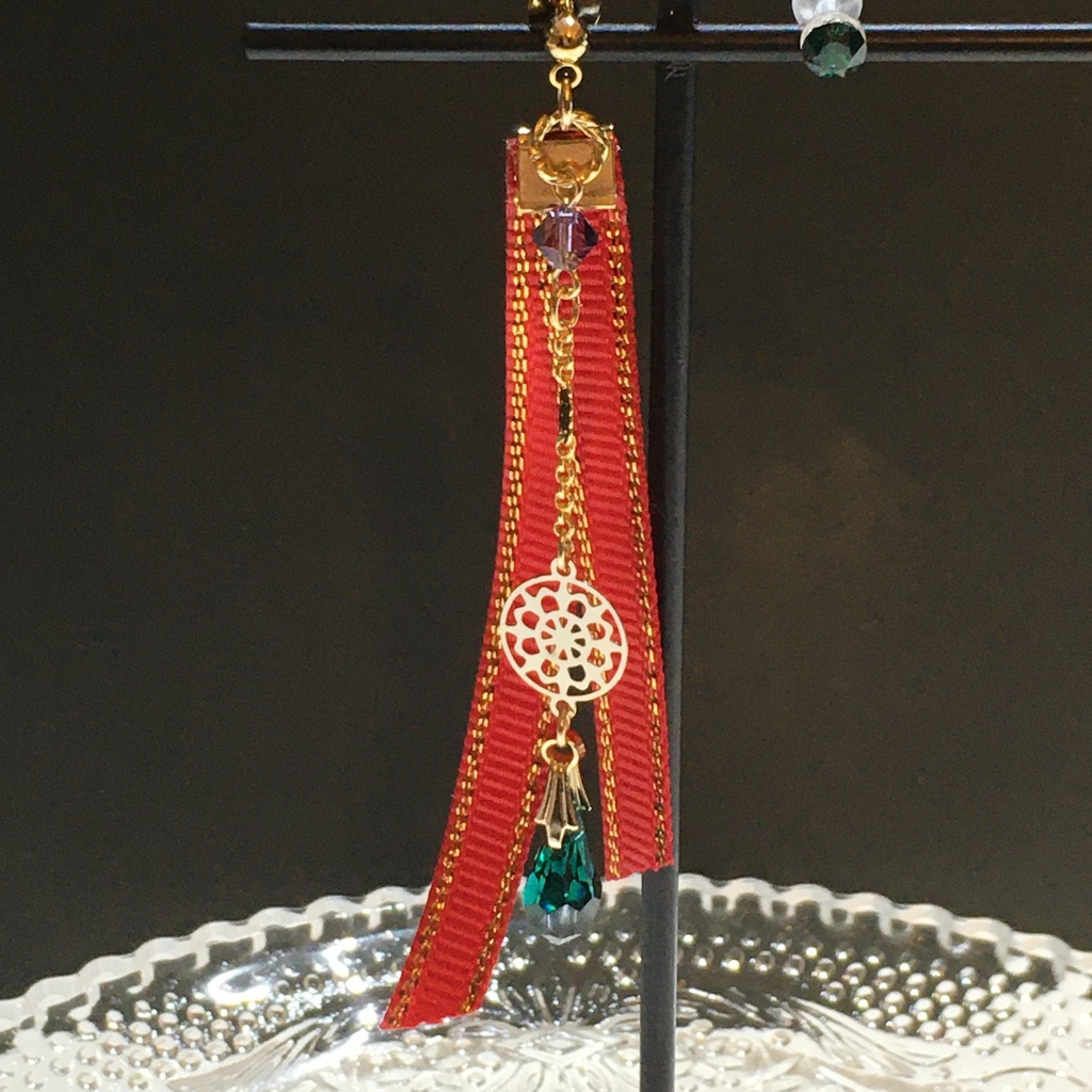 連結布イヤアクセ(片耳)