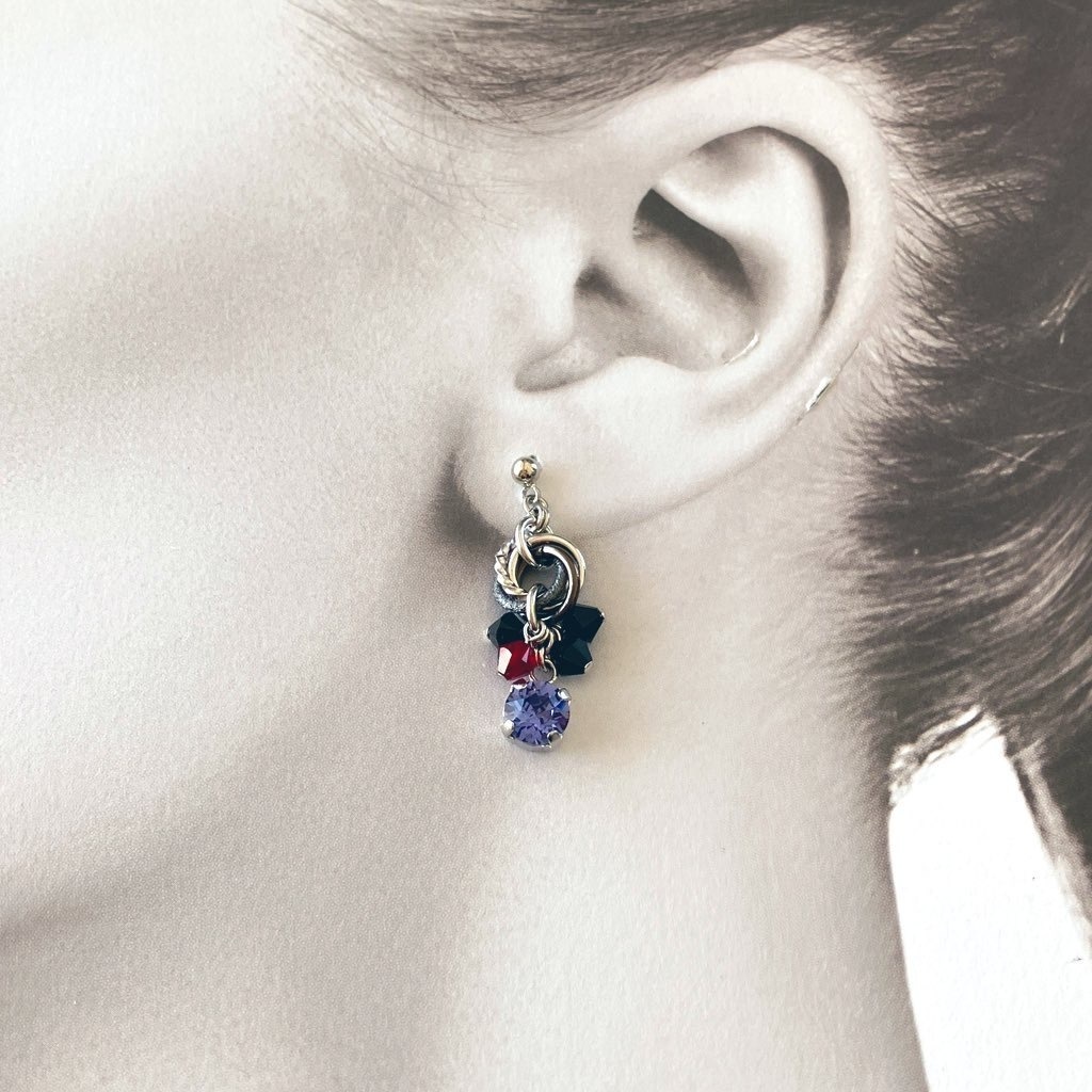 紫鸞イメージイヤアクセ(パープル)