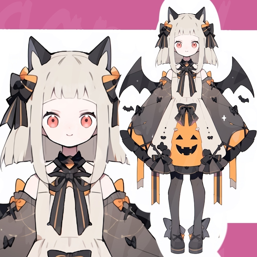  【限定１点】 ハロウィンパンプキンの全身立ち絵