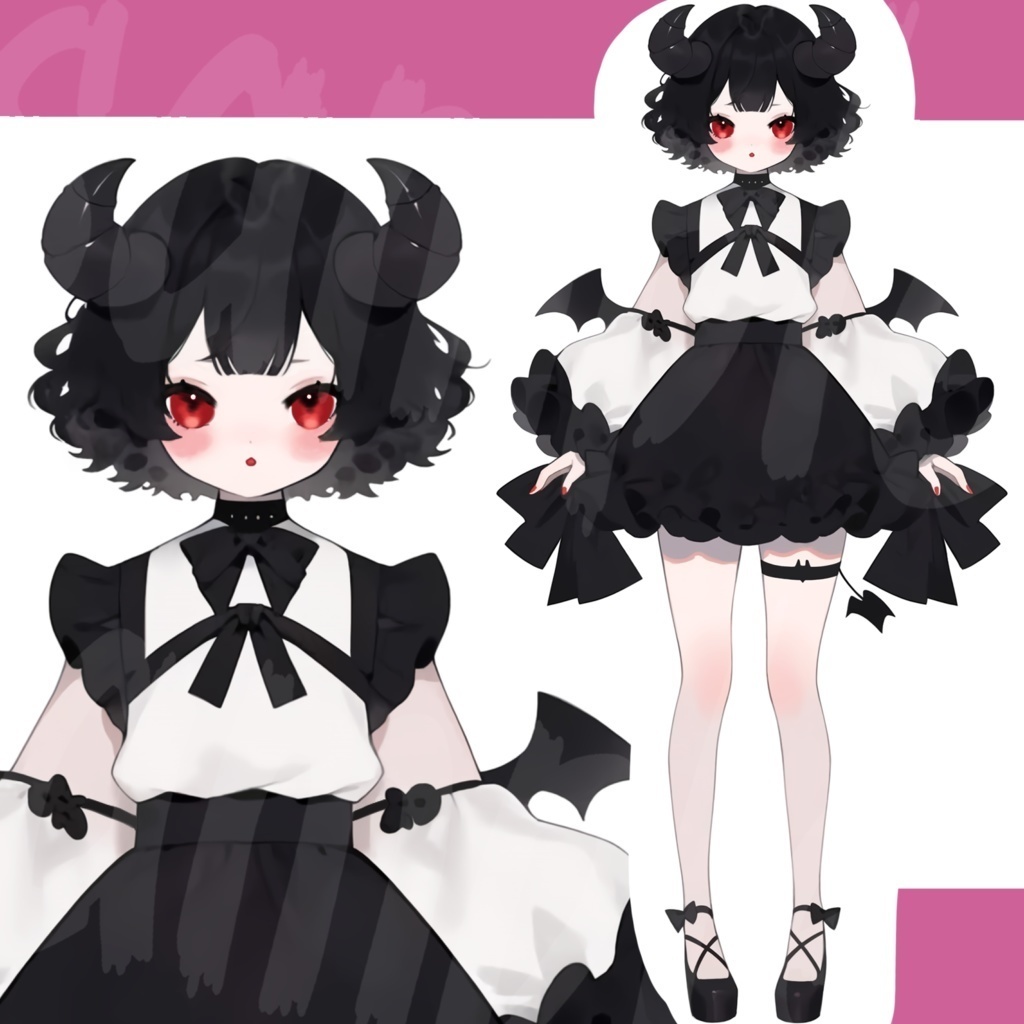 【限定１点】お困り悪魔の身立ち絵