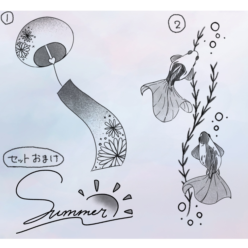 ✨一日限定無料配布✨Summerタトゥーセット🌅