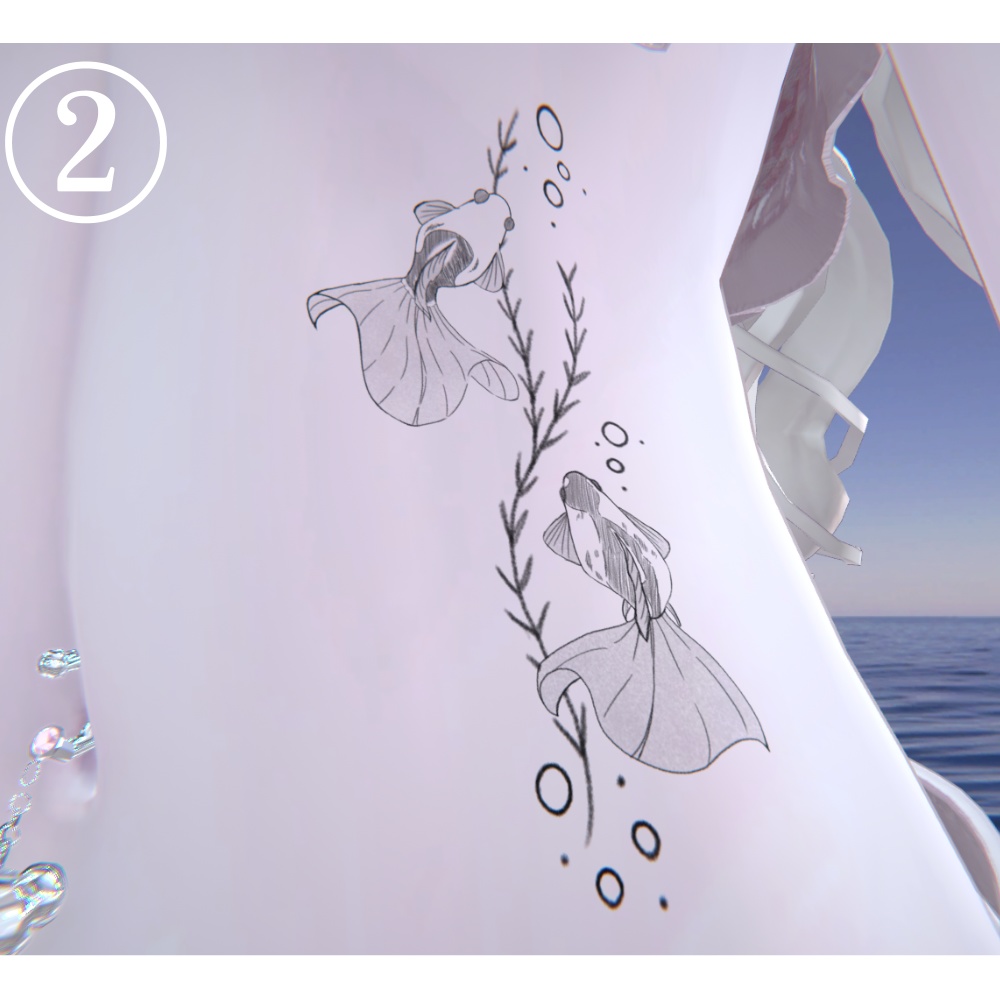 ✨一日限定無料配布✨Summerタトゥーセット🌅