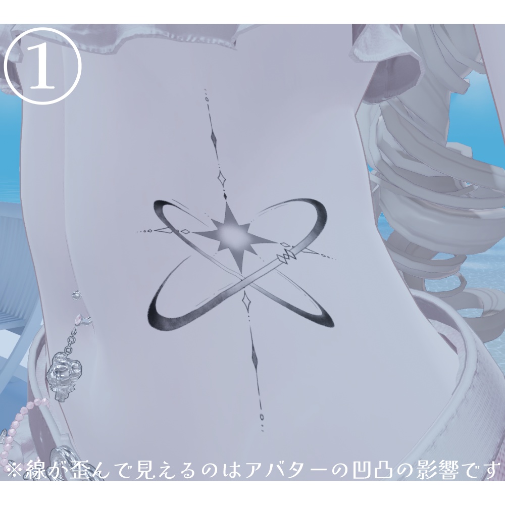 ✨フォロワー300人感謝セール✨月と星のタトゥーセット🌟🌙