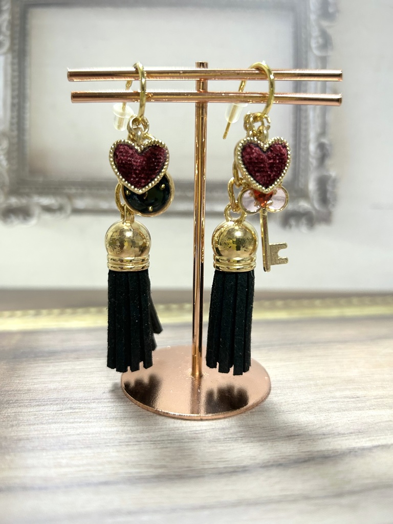 鍵と時計のピアス・イヤリング