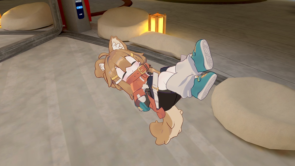 【AFK】ぷかぷかAFKモーション【まめひなた用】(VRChat想定)