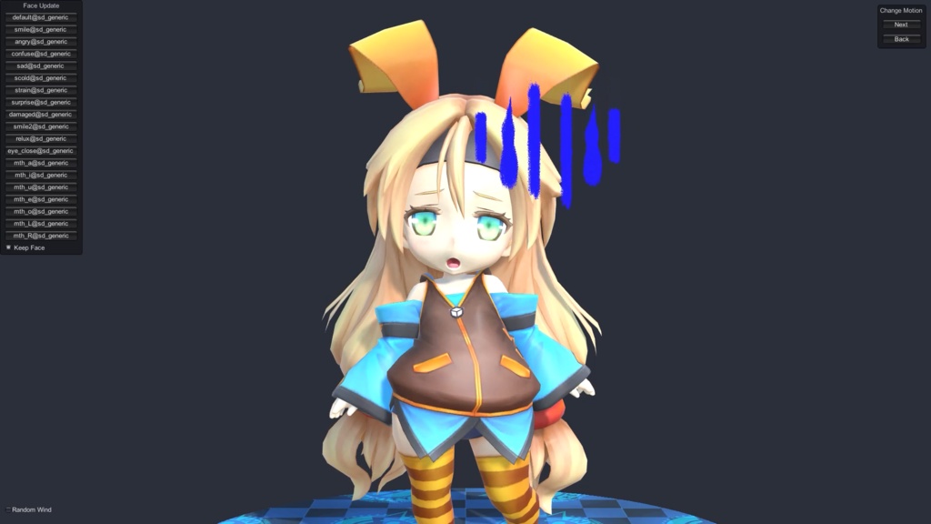 【Unity/VRChat】シンプルな感情表現(喜怒哀楽)エフェクト4種セット