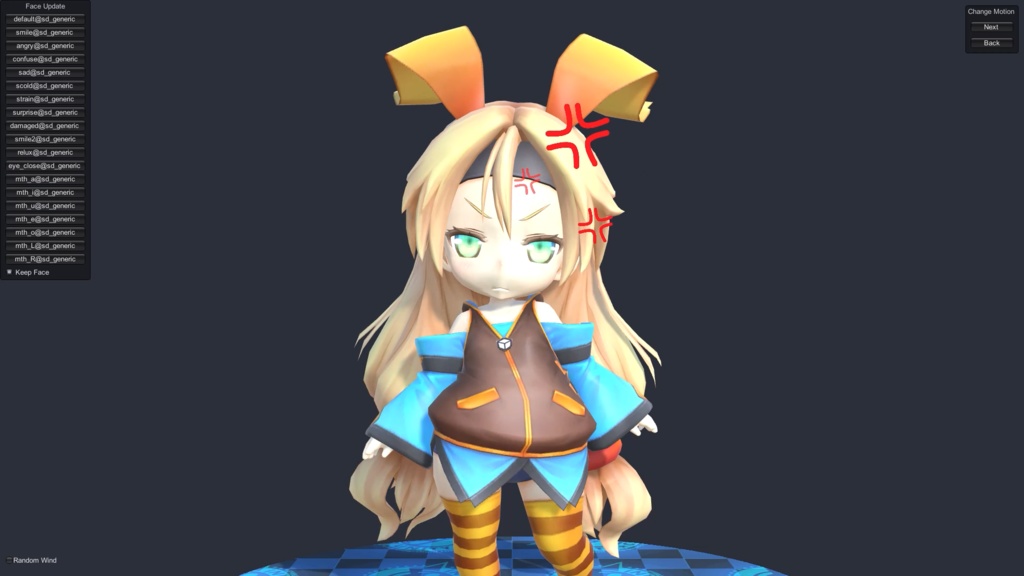 【Unity/VRChat】シンプルな感情表現(喜怒哀楽)エフェクト4種セット