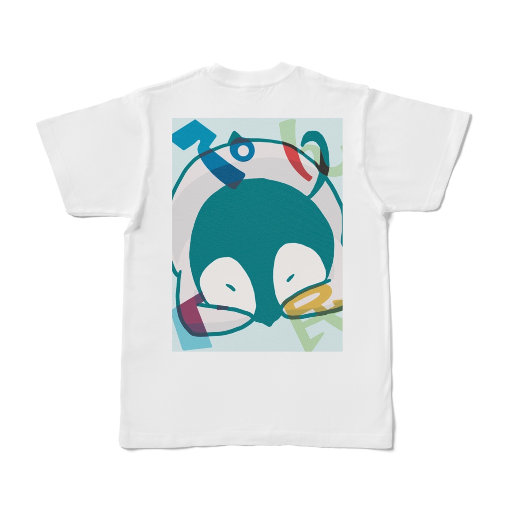 ぺんぐ民バックプリントTシャツ