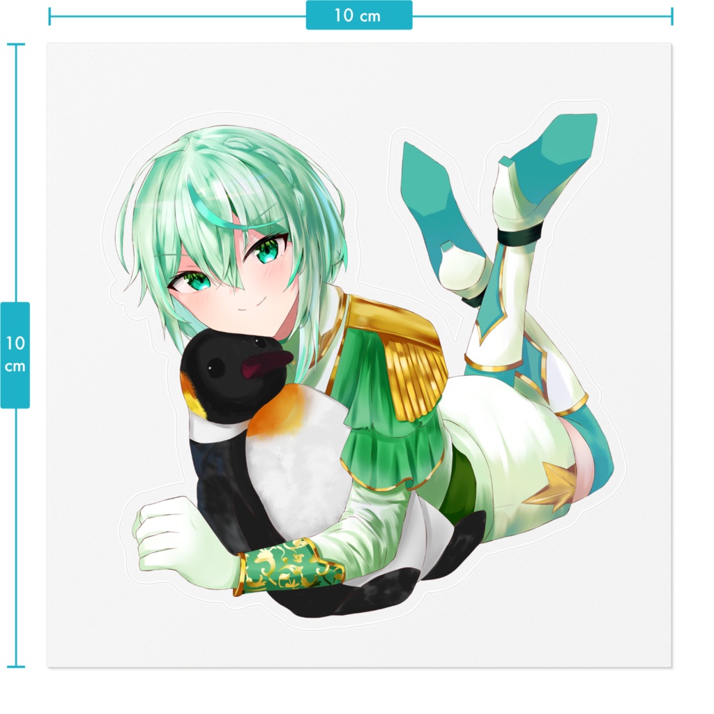 ステッカー(寝そべりVer)