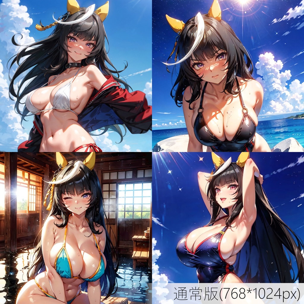 👙買い切り版：水着ウマ娘イラストパック カルストンライトオ Vol.2 通常版 [ZIPファイル/PNG30枚]