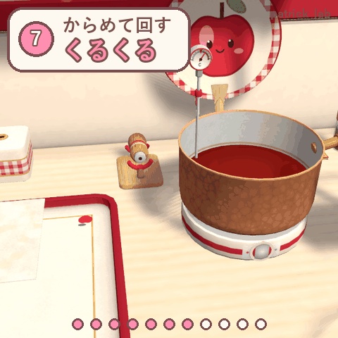 おやつラボ くるくるりんご飴【VRChat・アバター/ワールド】作って手渡せるりんご飴屋台 / Snack Lab: Twirly Candy Apples (Avatar / World)