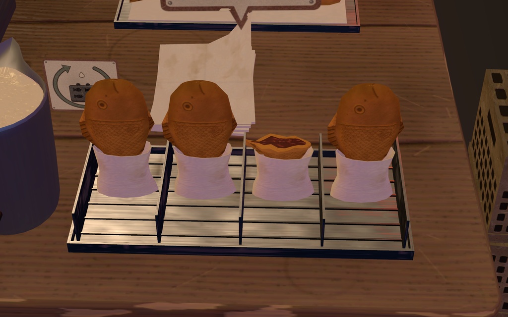 たい焼きパ!【VRChat・アバター/ワールド】焼きたて屋台のたい焼きギミック / Taiyaki Party (Avatar / World)