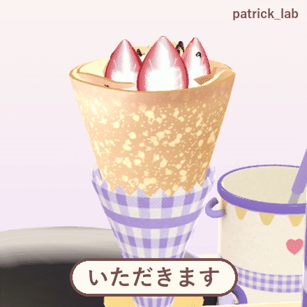【VRChat】おやつラボ No.5 まきまきクレープ【アバター/ワールド】作って巻いて手渡せるクレープ屋台 / Snack Lab No.5: Roll-Up Crepes (Avatar / World)