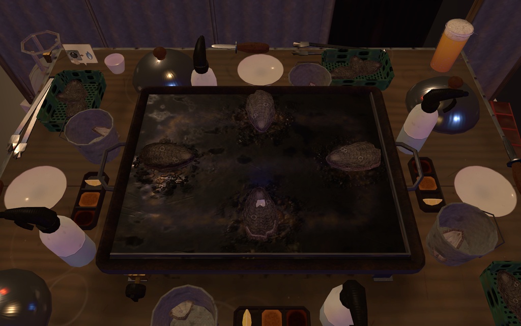 カキパ!【VRChat・アバター/ワールド】夜の牡蠣小屋でみんなで焼く焼き牡蠣 / Kaki Party