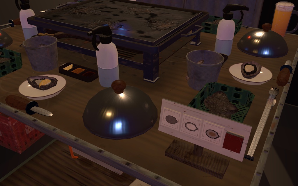 カキパ!【VRChat・アバター/ワールド】夜の牡蠣小屋でみんなで焼く焼き牡蠣 / Kaki Party