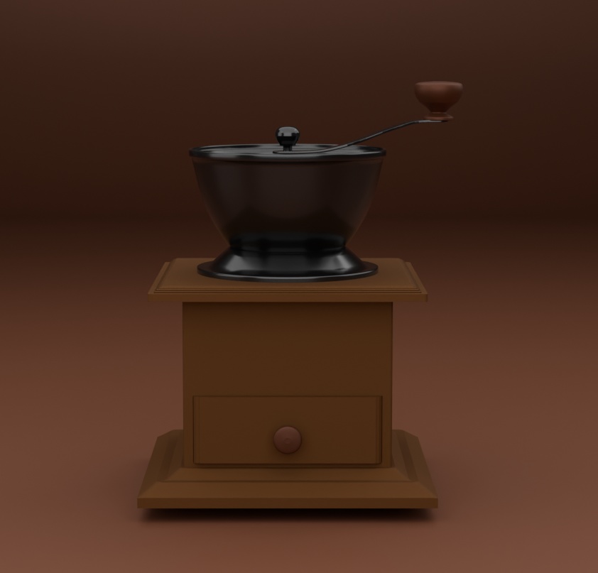 コーヒーミルの置物