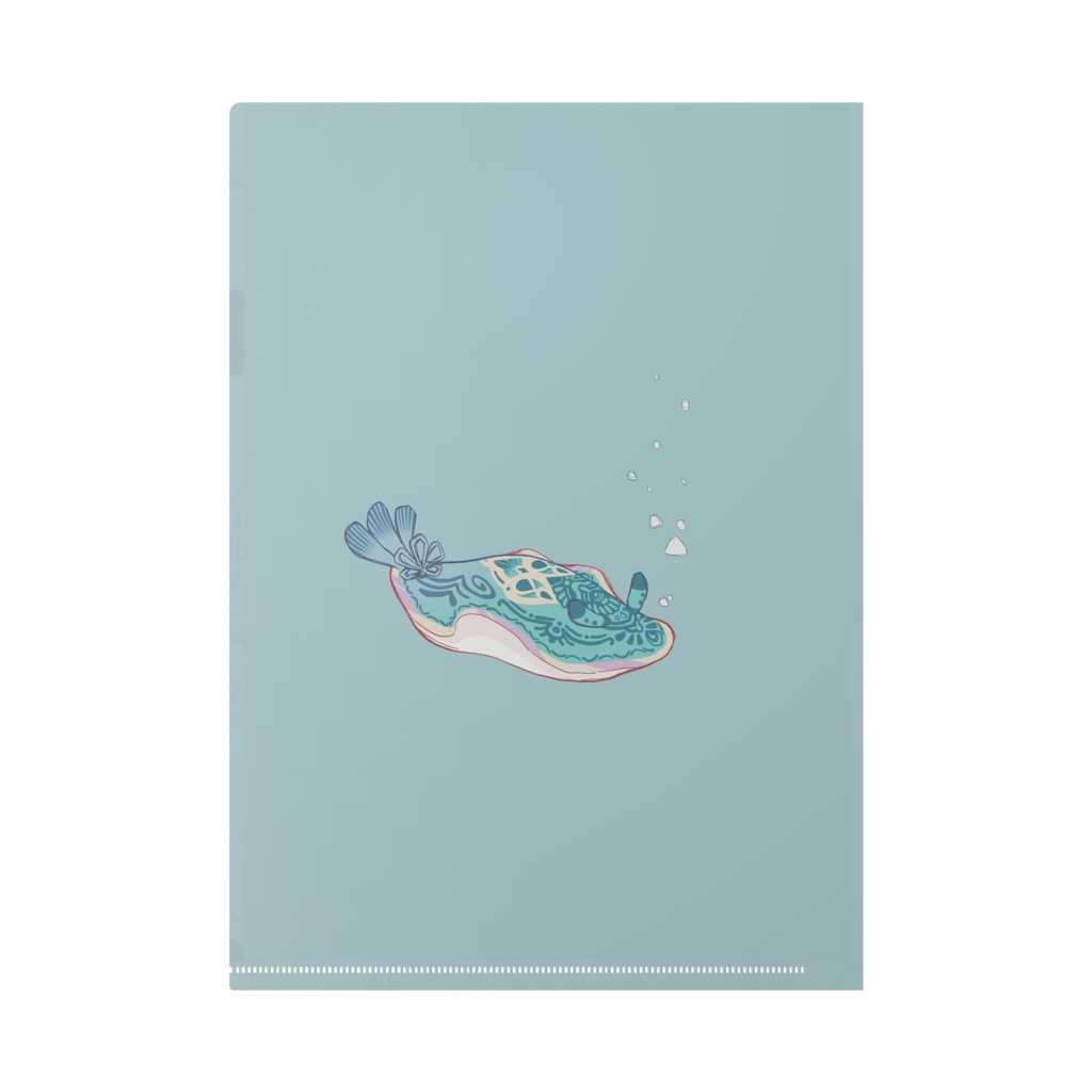 中華な鬼のクリアファイル