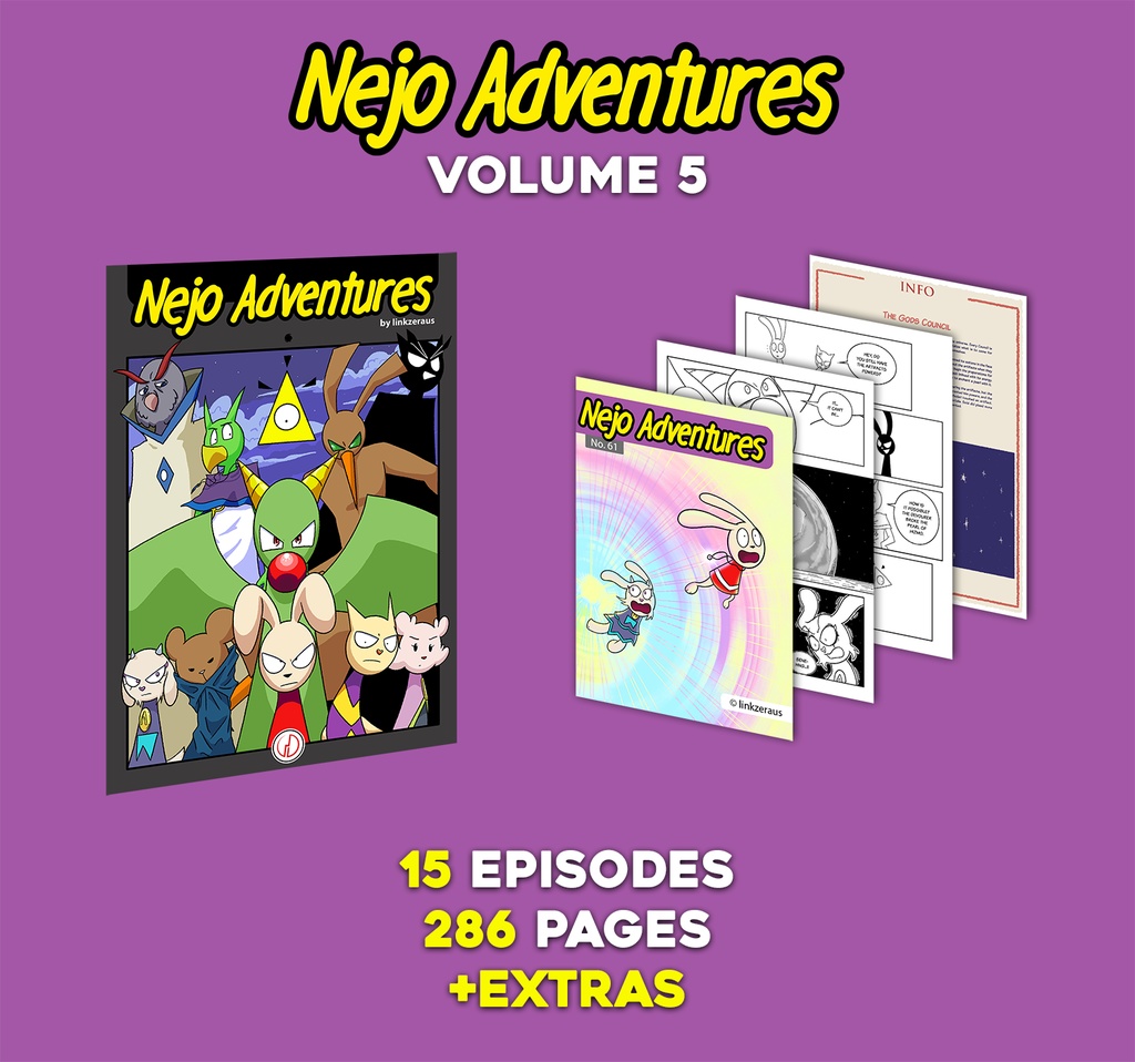 Nejo Adventures Volume 5 PREMIUM VERSION (CBR file)