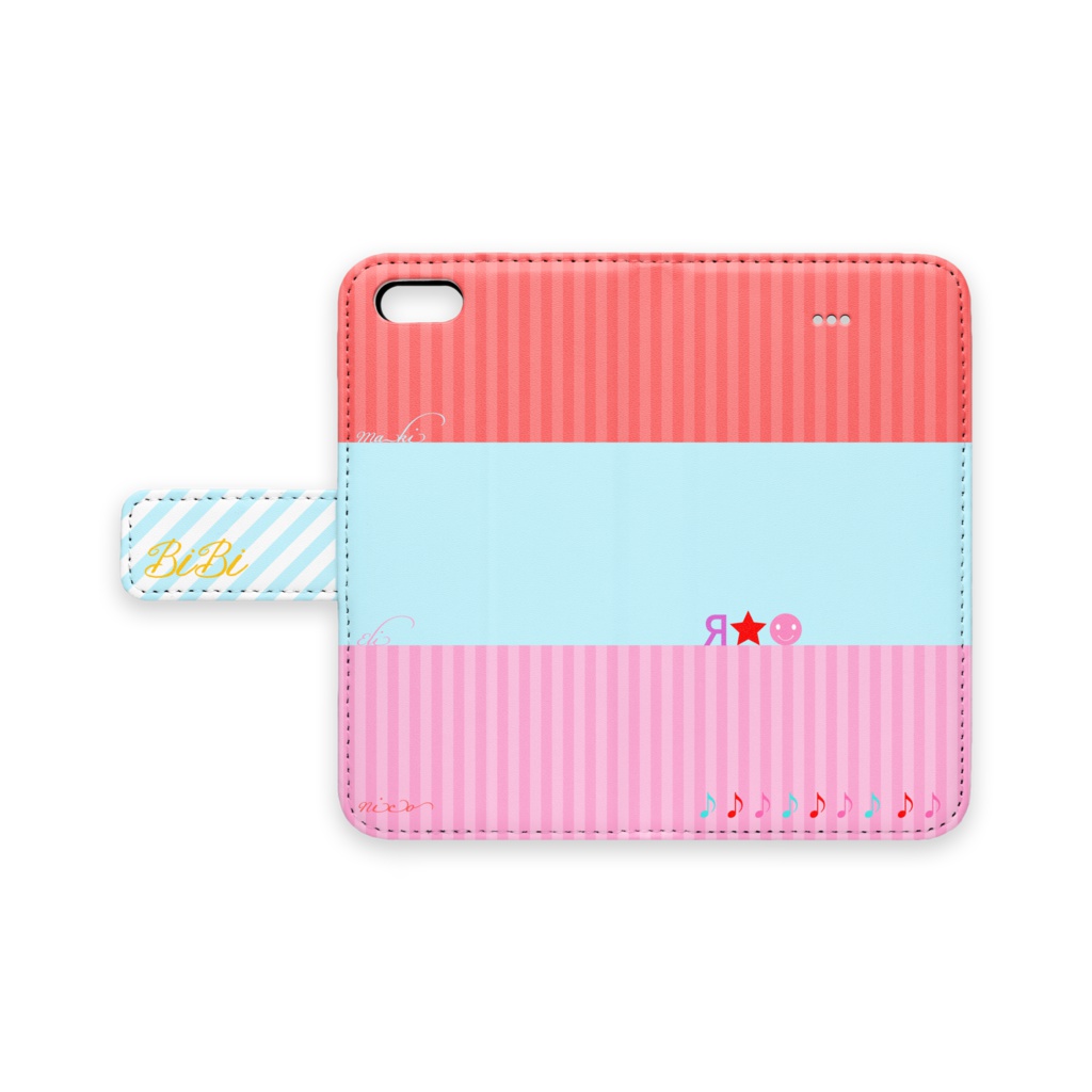 BiBiイメージ手帳型スマホケース