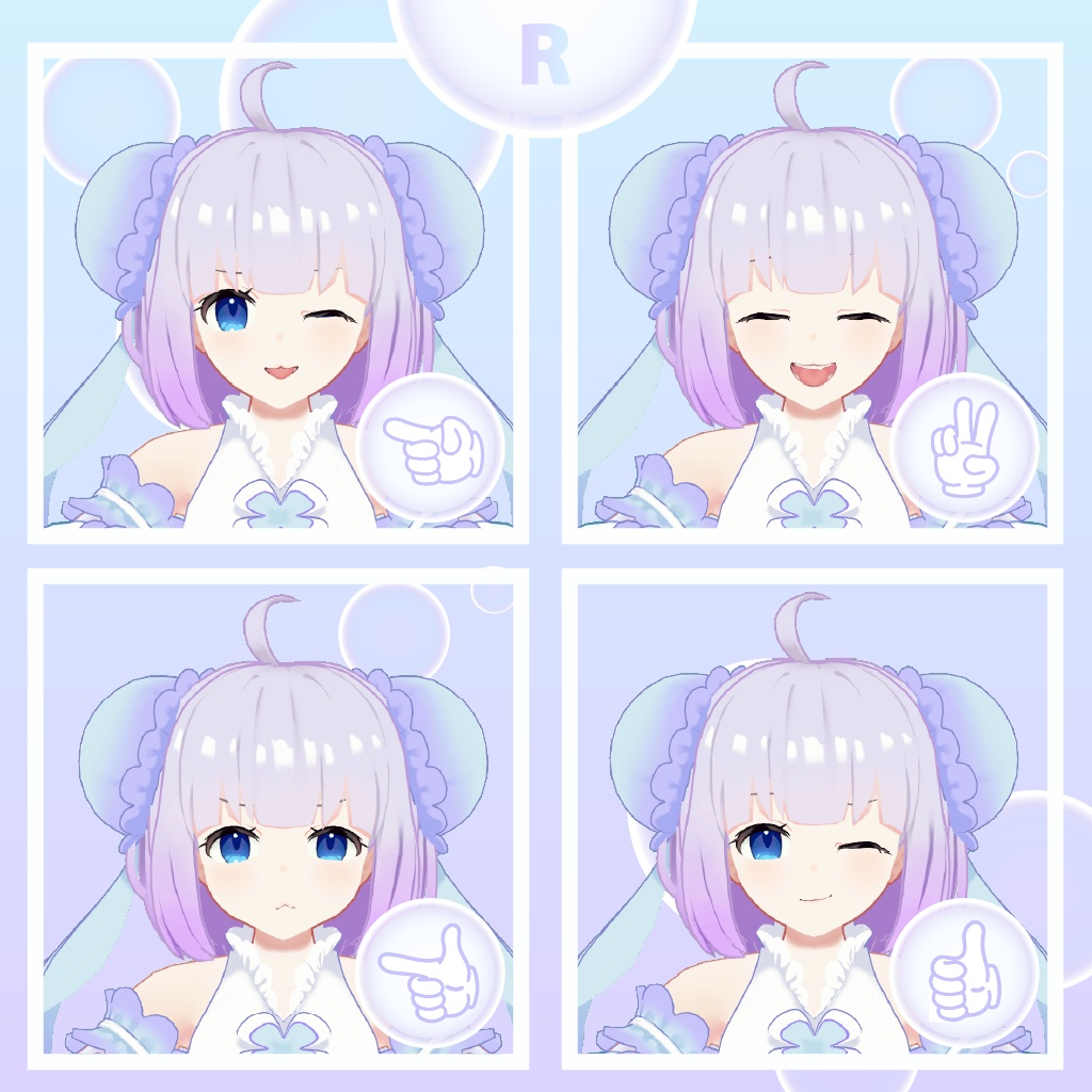 【無料】Vrchat 3Dモデル vtuber 海月ゆる