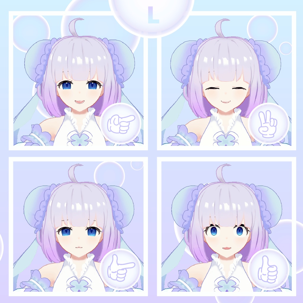 【無料】Vrchat 3Dモデル vtuber 海月ゆる