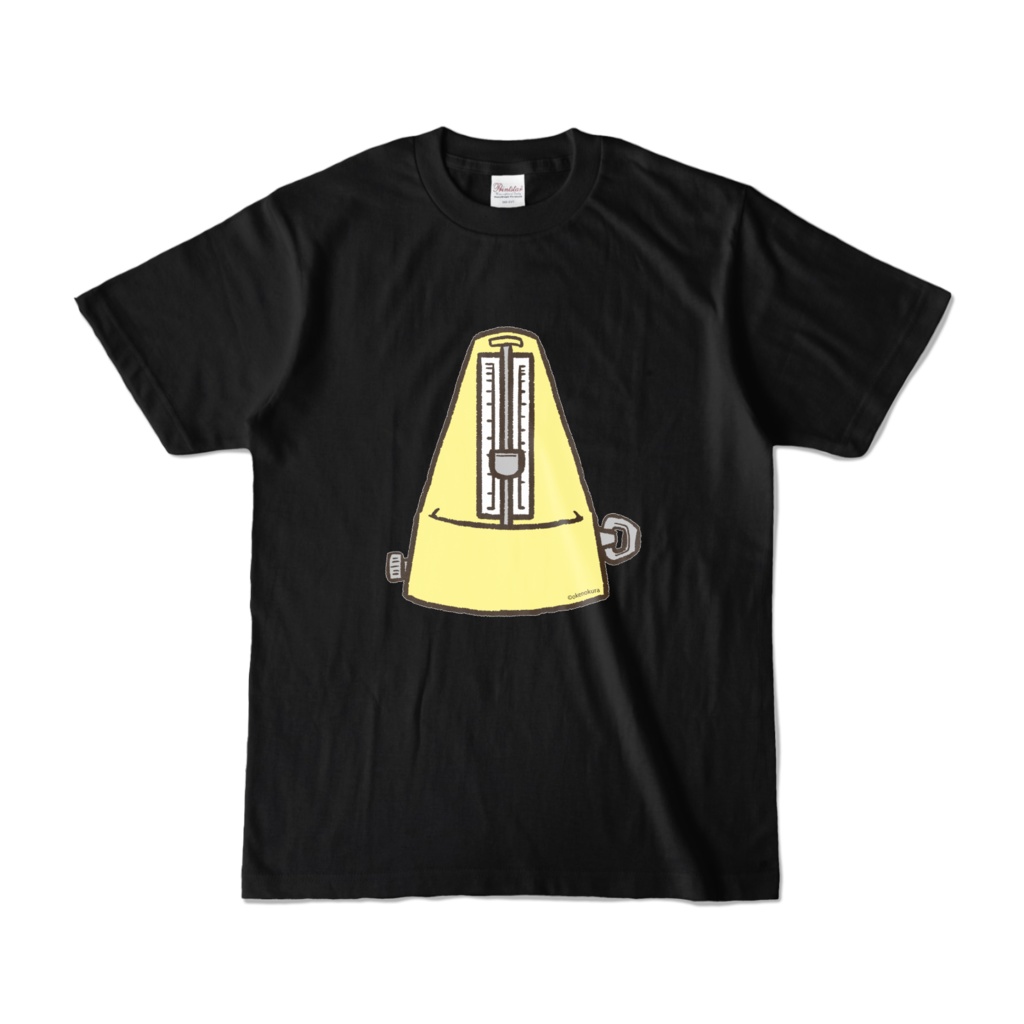 メトロノームＴシャツ【イエロー／ブラック】
