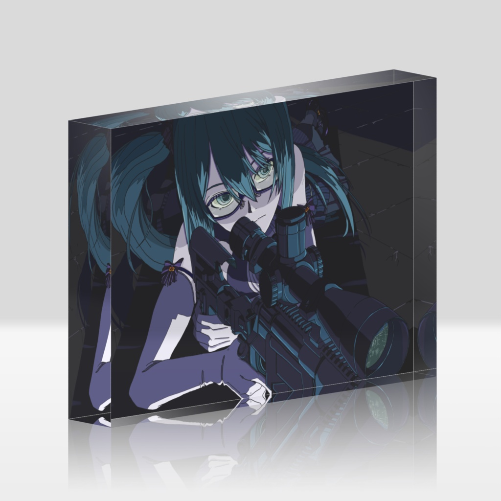 神楽すず　アクリルブロック