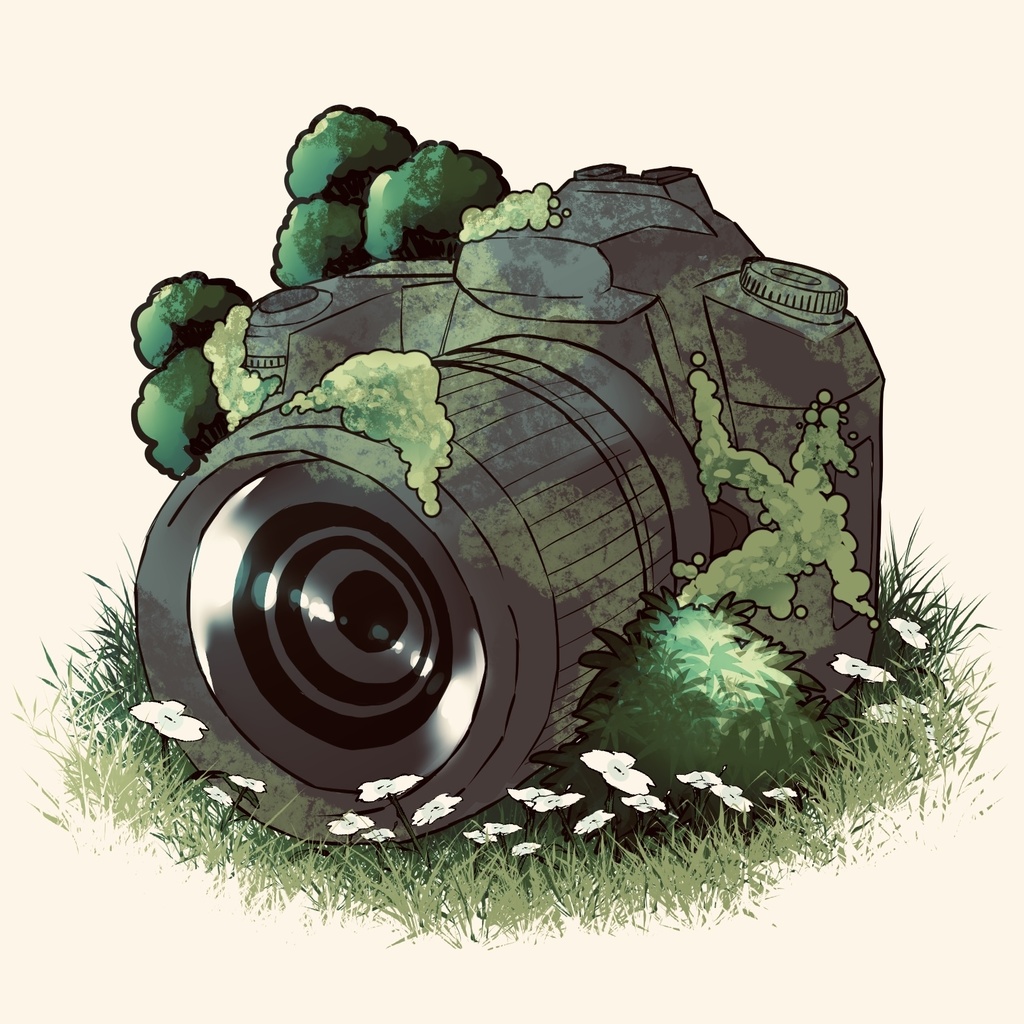 廃墟化したカメラ