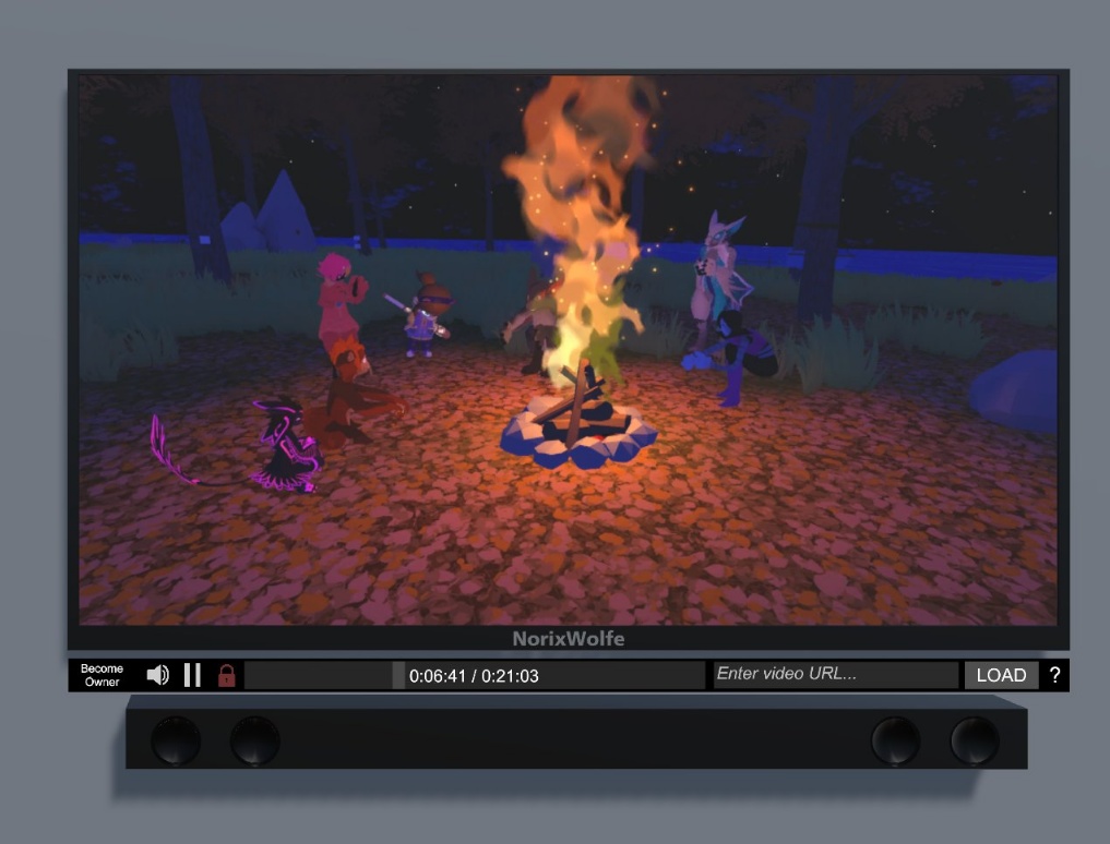 VRChat Wolfe Video Player Udon prefab (v3.0.2)