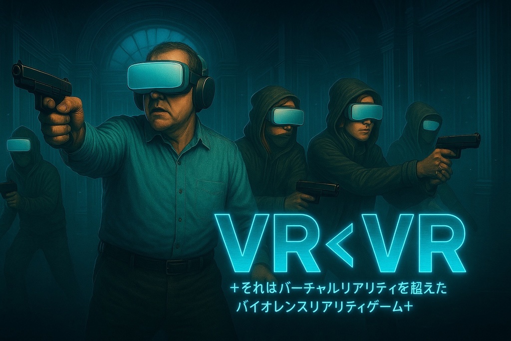 VR<VR †それはバーチャルリアリティを超えたバイオレンスリアリティゲーム†