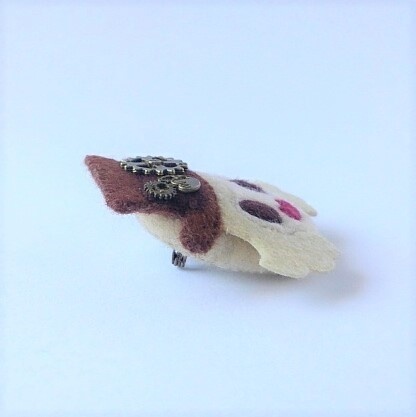 スチームパンク・ガール ブローチ