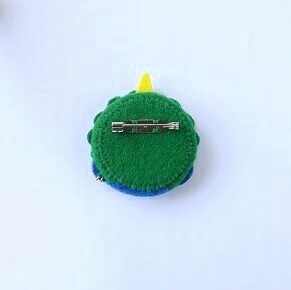 厄除け・青鬼 ブローチ