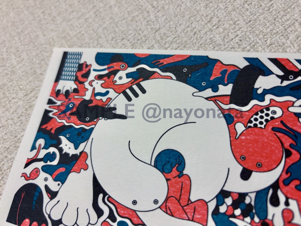 リソグラフ「陸」