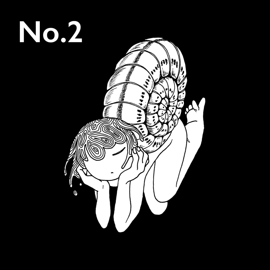 snail girl ステッカー