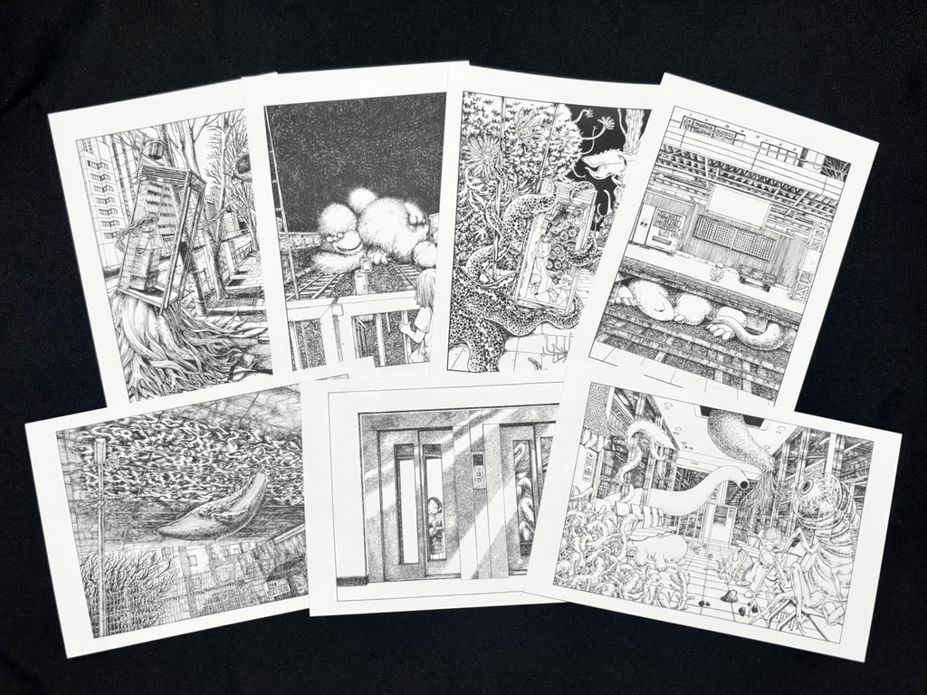 ポストカードセット/『いちめん』収録作品)