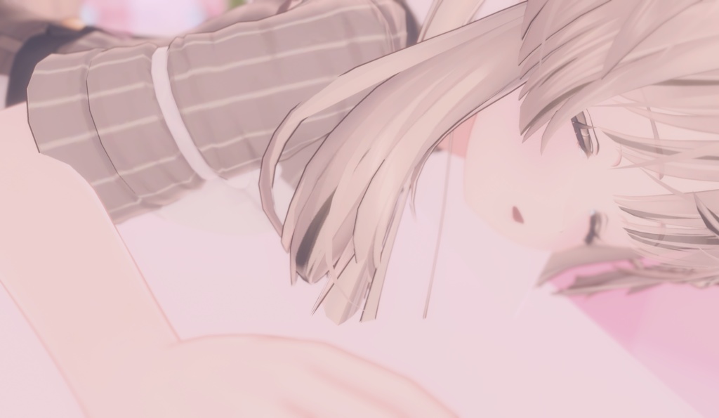 MANUKAちゃん専用 動く眠る表情モジュールアバター対応 【動く 表情 Face set】