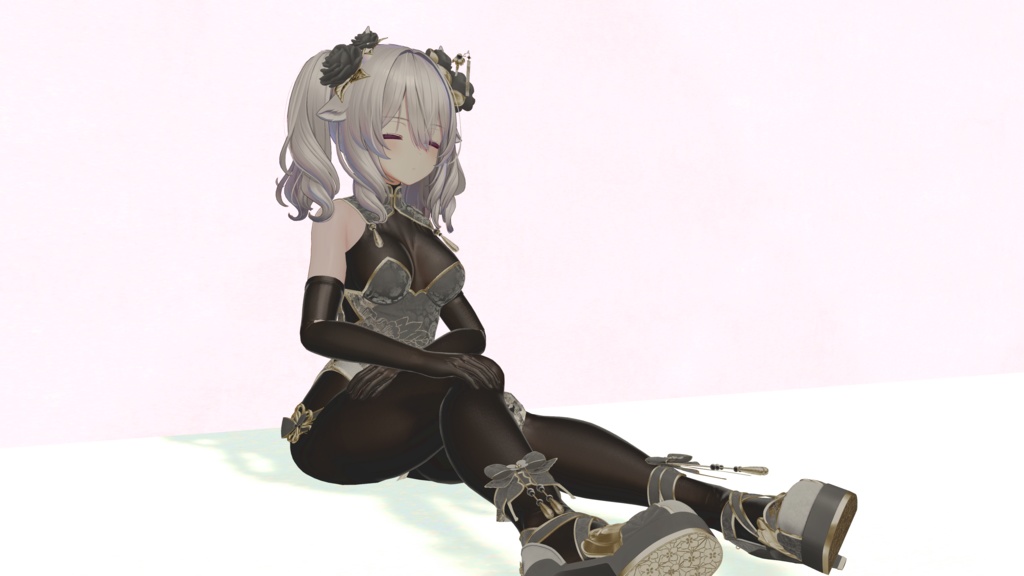 【VRCchat想定】Milltinaちゃん専用 動く眠る表情【V睡眠・なでなで・他】