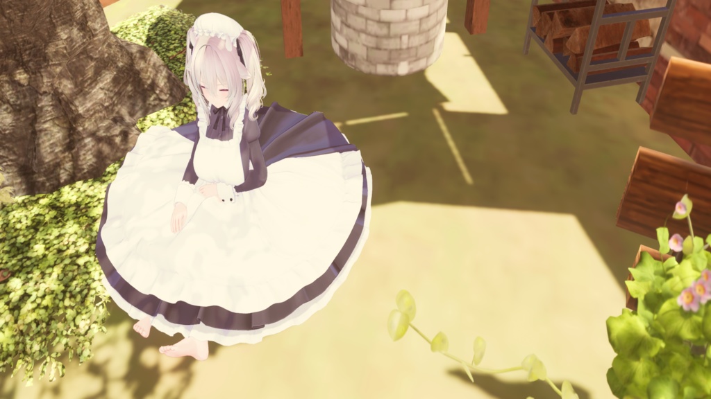 【VRCchat想定】Milltinaちゃん専用 動く眠る表情【V睡眠・なでなで・他】