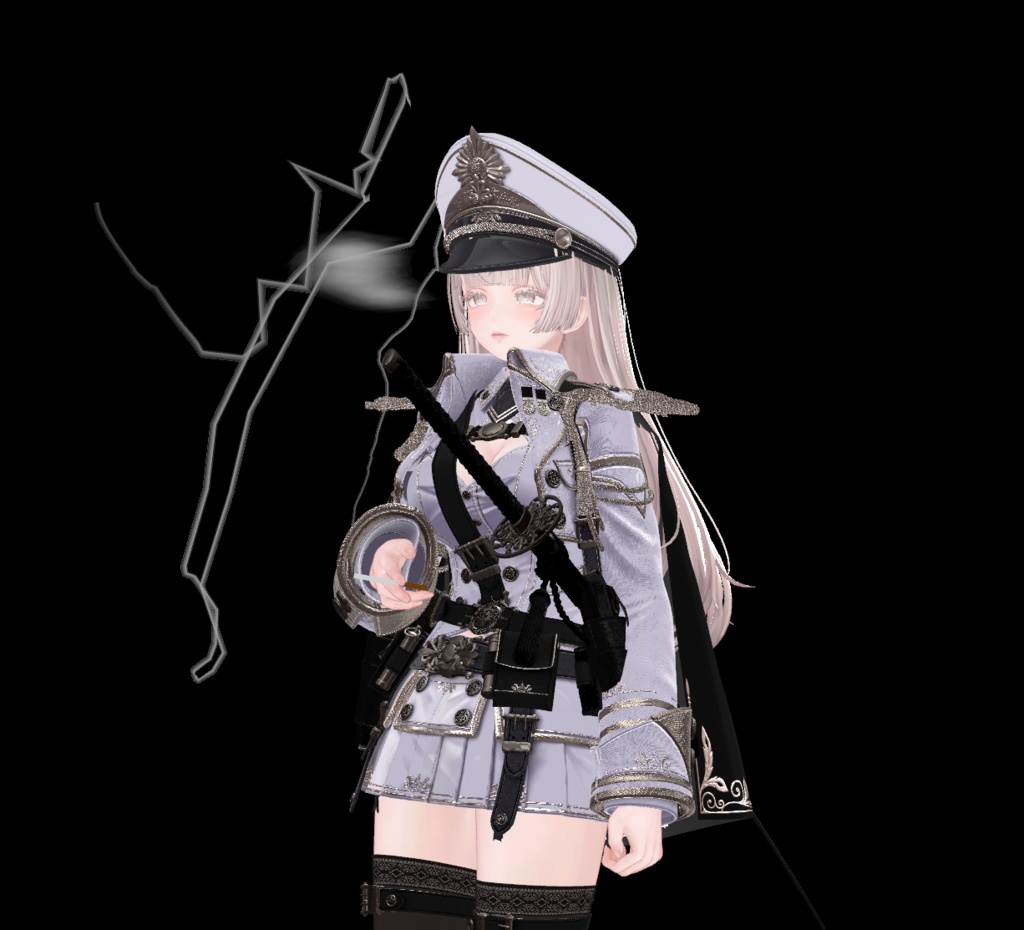 【タバコAFKモーション】59秒ループアニメーション【VRChat Lumina想定】