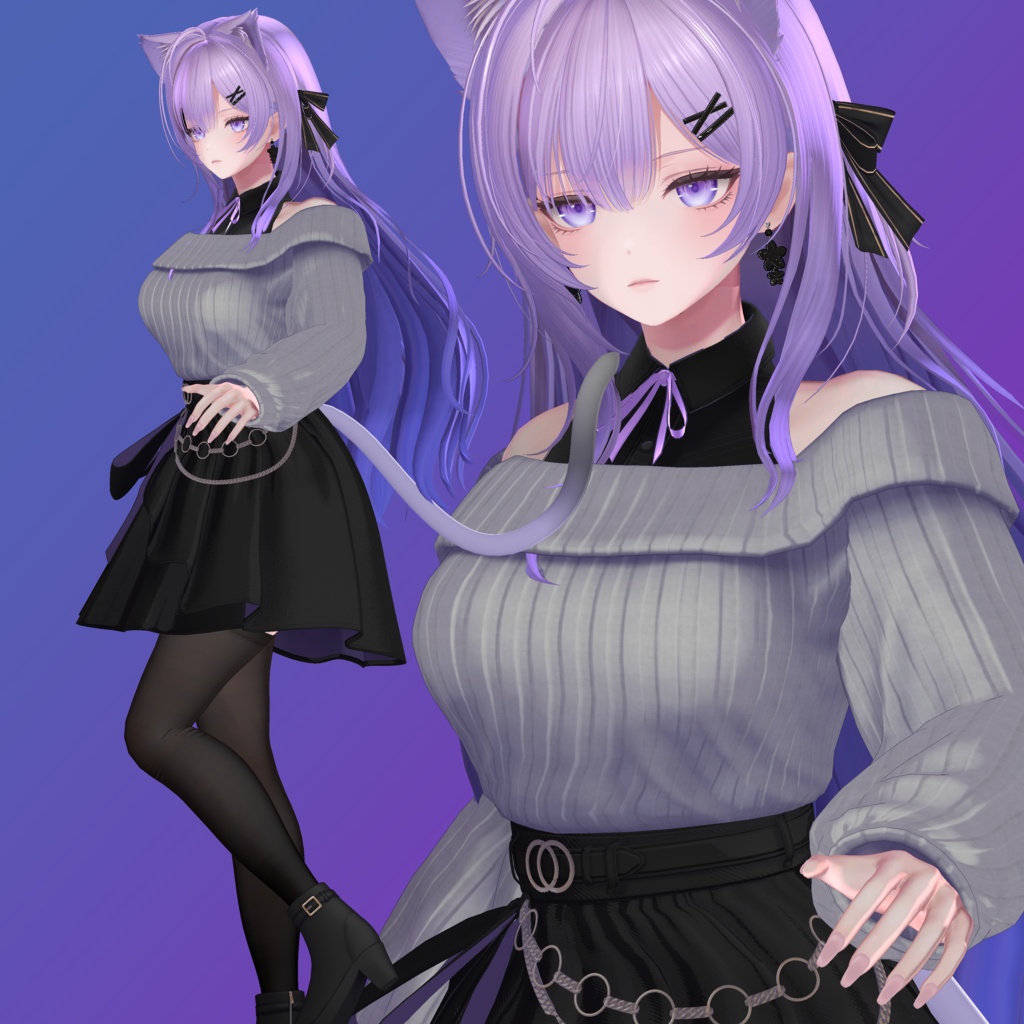 莉々沙専用 ハンドジェスチャー25種+7全身モーション 【VRChat】【Ririsa専用】