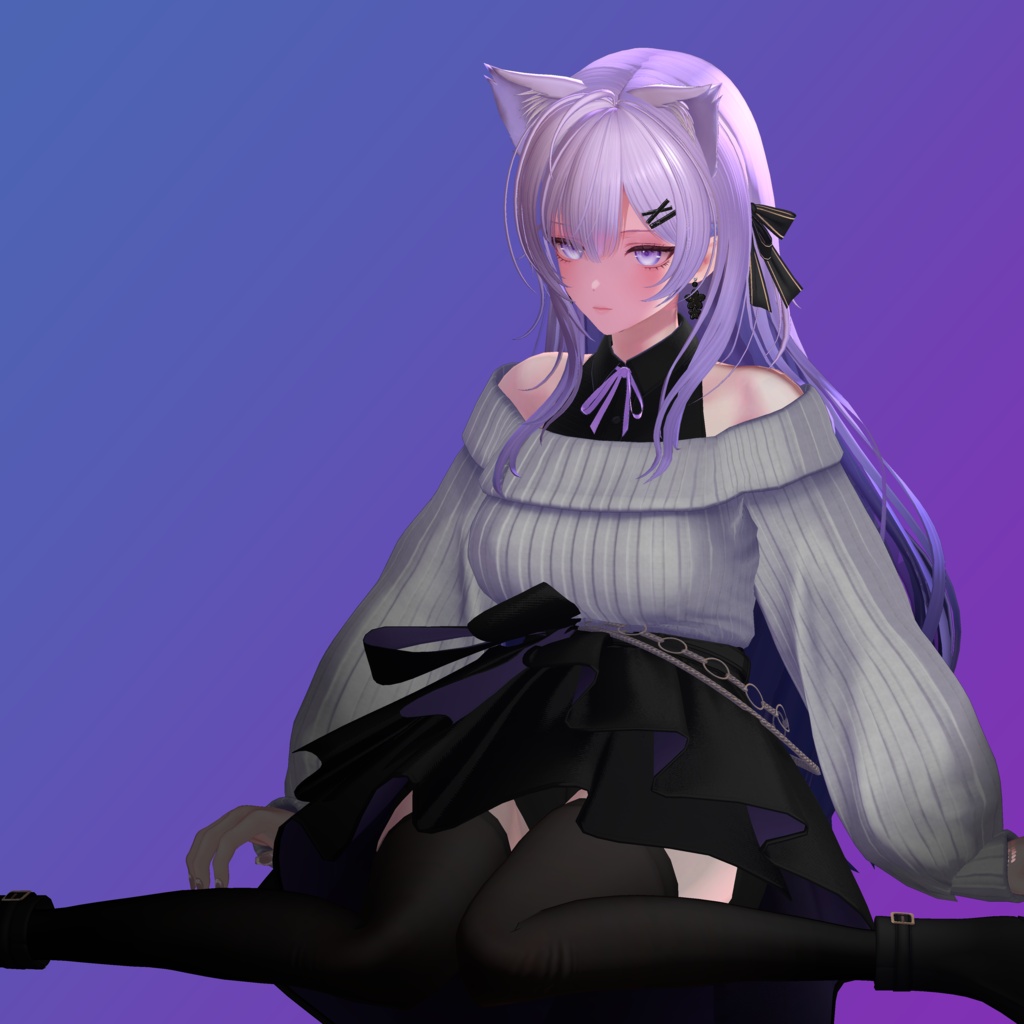 莉々沙専用 ハンドジェスチャー25種+7全身モーション 【VRChat】【Ririsa専用】