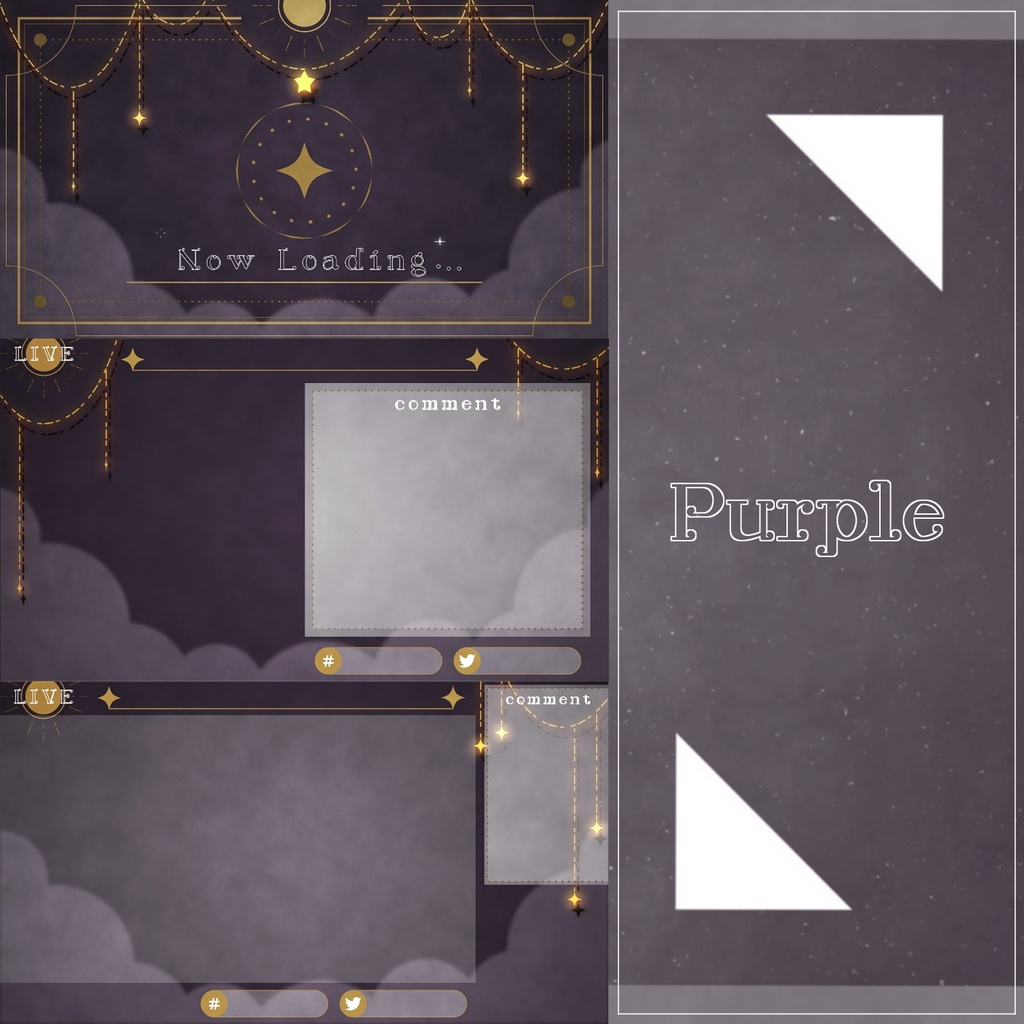 【無料】動く!待機画面&配信画面【雑談・ゲーム配信用】